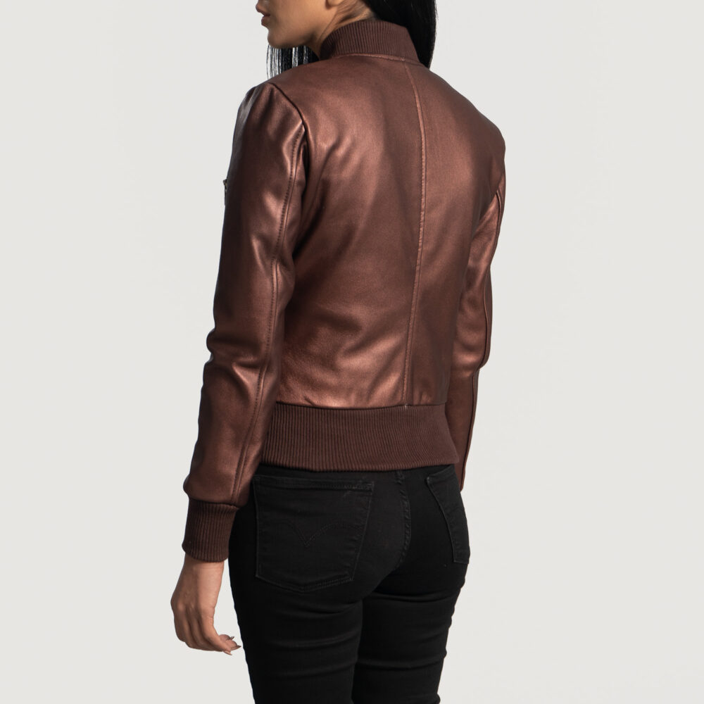 Women's+Reida+Maroon+Leather+Bomber+Jacket+Tilted+Back-8-