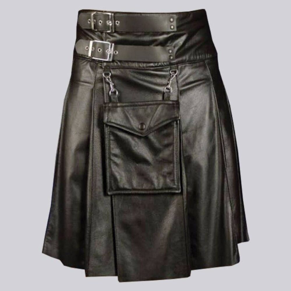 Scottish-Leather-Uitlity-Kilt