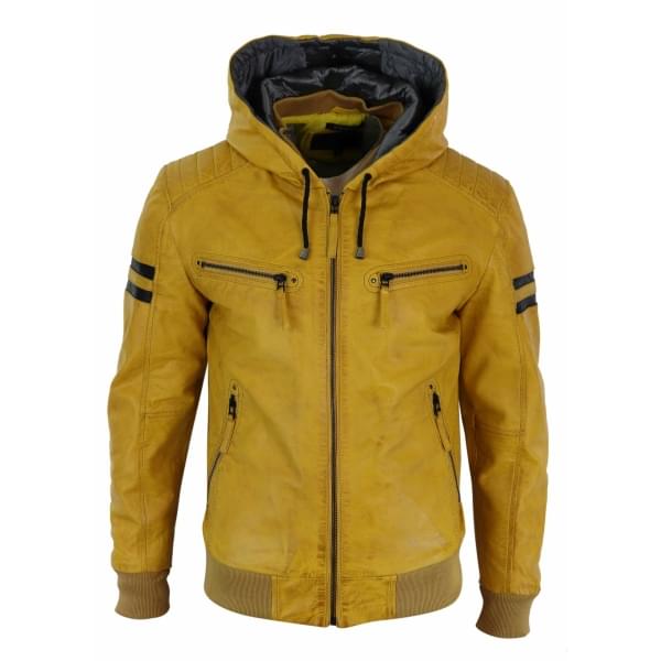 remmy-hood-mens-leather-jacket-yellow-1
