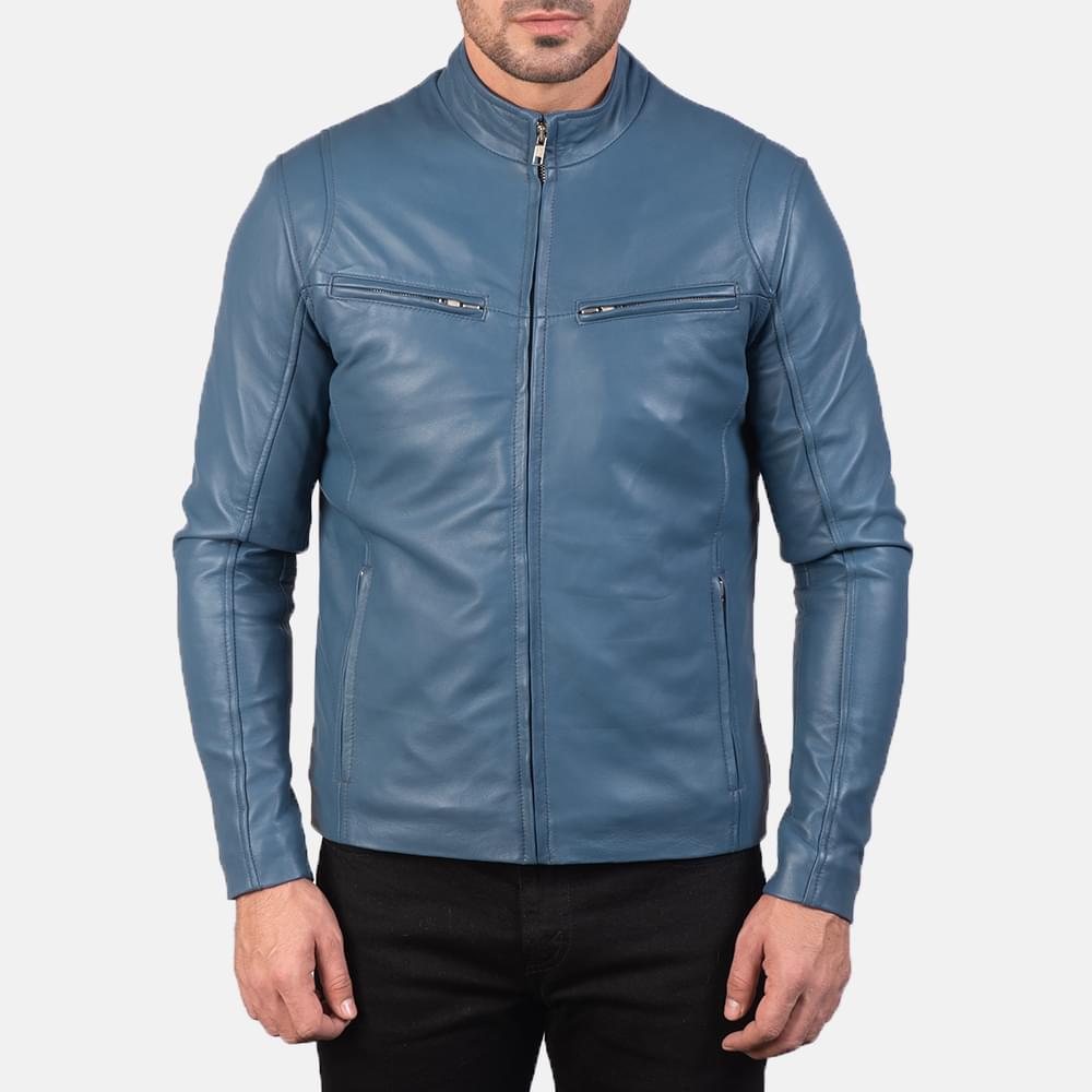 Men's+Ionic+Blue+Leather+Biker+Jacket7988-5-