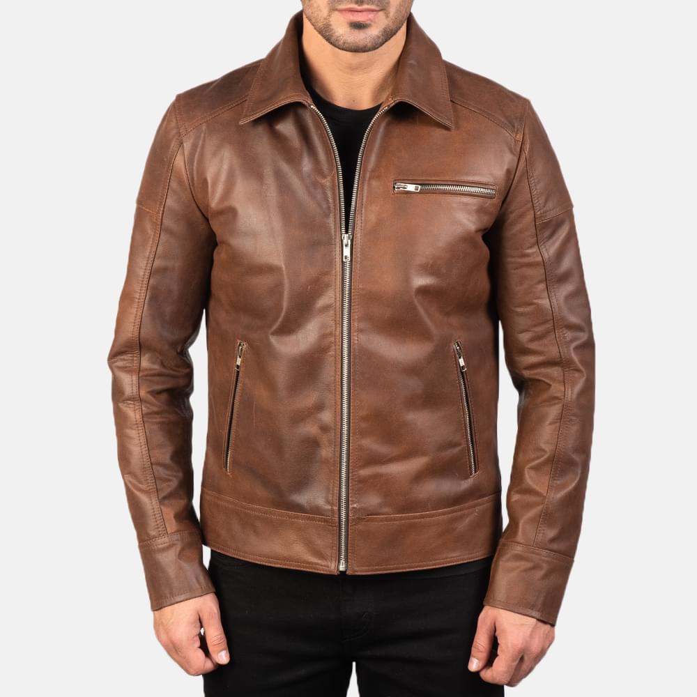 Men's+Lavendard+Brown+Leather+Biker+Jacket7850-5-