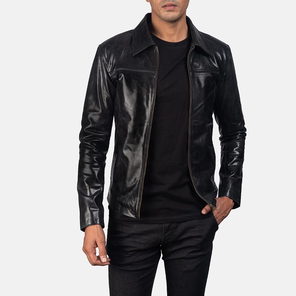 Mystical Black Leather Jacket(2-of-6)-8-