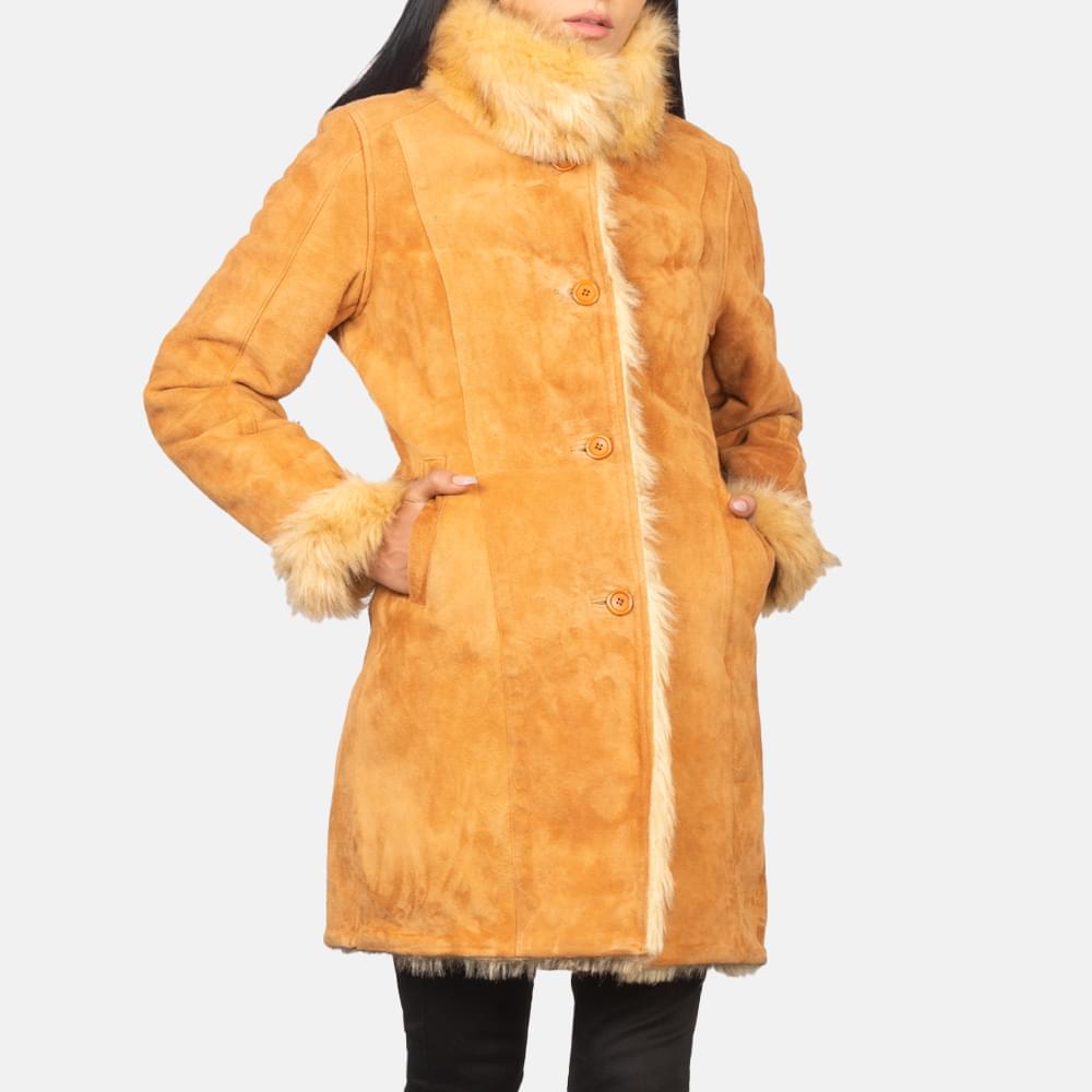 Women's+Erica+Shearling+Beige+Leather+Coat+Close+Front-5-